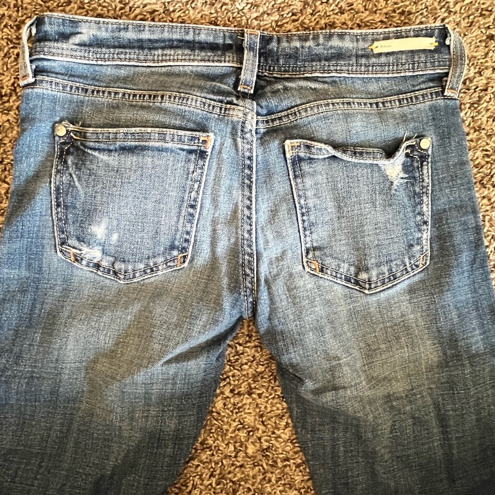 Anthro Pilcro and the Letterpress Women’s Slim Straight Jeans 24 Petite - Picture 8 of 11